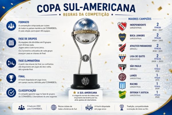 Campeões da Copa Sul-Americana: lista completa e recordes do torneio 1 Campeões da Copa Sul-Americana1