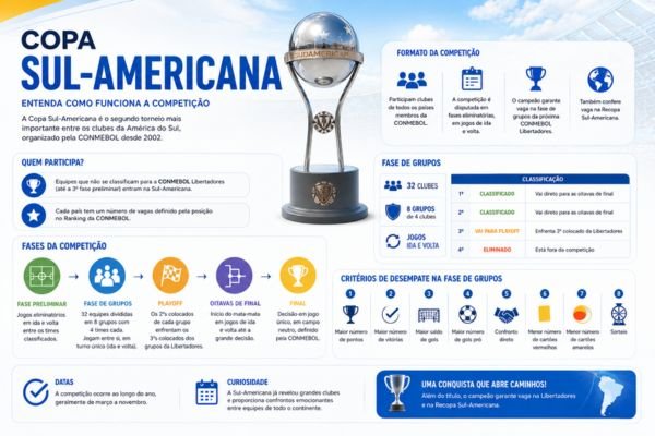 Como funciona a Copa Sul-Americana guia completo do torneio