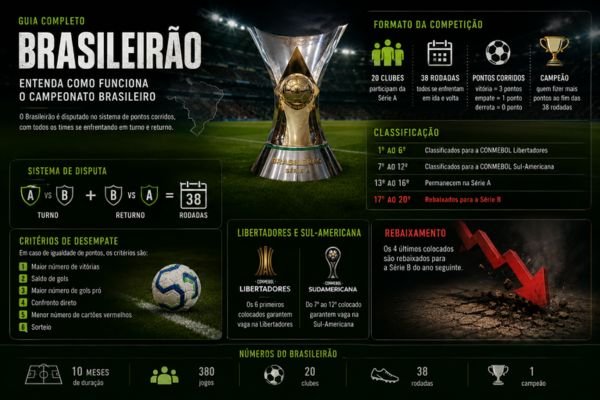 Como funciona o Campeonato Brasileiro guia completo do Brasileirão