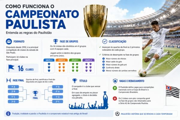 Como funciona o Campeonato Paulista guia completo do Paulistão