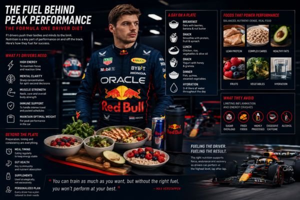 Dieta dos pilotos de F1